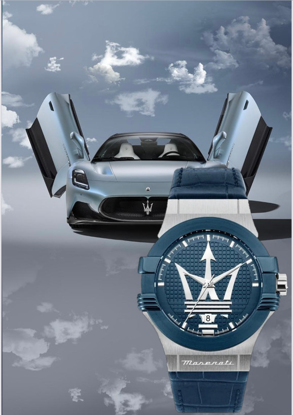ساعت مردانه چرمی Maserati مدل R8851108038